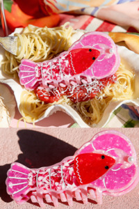 Products: Lobster Love Hair Claw - Pink