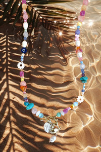 Rainbow Crab Fob Necklace