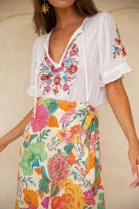 Blouses Shirts: Bella Blouse - White