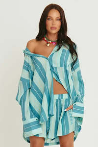 The Don Julio Shirt - Pop Stripe Blue