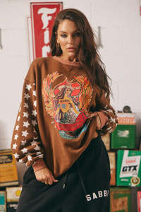 Knitwear: The Dream Big Brenda Diego Jumper - Rich Clay