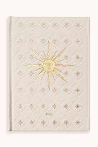 Dreamy Moons Gratitude Journal - White