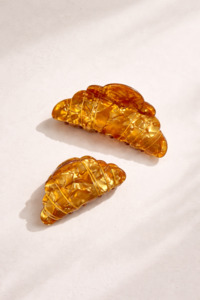 Croissant Hair Claw Clip - Large