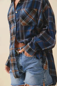 Kambrie Flannel Shirt - Midnight Mesa * PRE ORDER