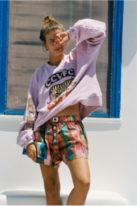 Knitwear: Ciao Ciao Football Club Tiger Sweater - Lilac Pink
