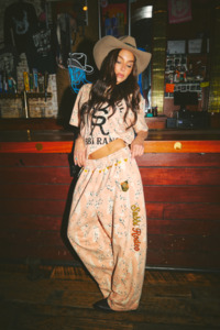 Be-Youtiful wide Leg Sweat Pants - Pink Camo