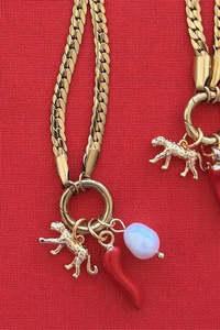 Leopard Charm Necklace