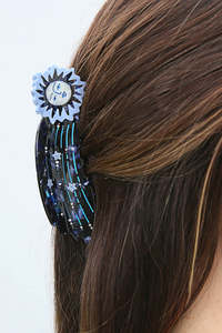 Hair Clips: Shooting Star Clip - Blue