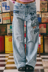 Mermaid Racing Denim Jean