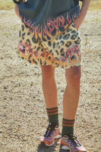 Shorts: Flaming Leopard Short