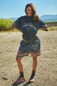 Shorts: Flaming Black Shorts