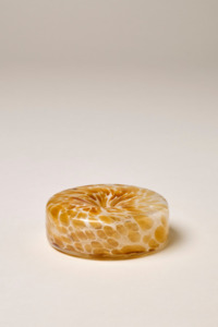 Incense: Glass Marble Incense Holder - Brown