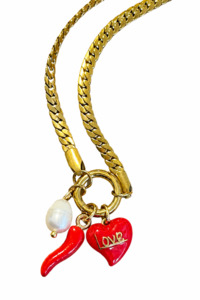 Necklaces: Love Chilli Charm Necklace