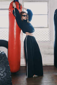 Pants: Fight the Night Wind Breaker Pants - Black