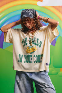 Tees: The Court Side Mesh Tee - Cream