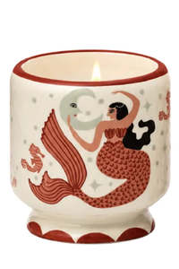 Candles: Paddywax A Dopo Mermaid Ceramic Candle - Ginger & Teak