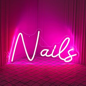 Nails Neon Sign Neon Hub NZ
