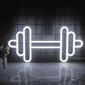 Products: Dumbbell Neon Sign Neon Hub NZ