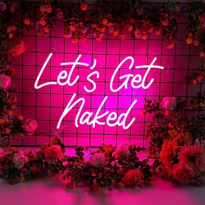 Products: Let's Get Naked Neon Sign Neon Hub NZ