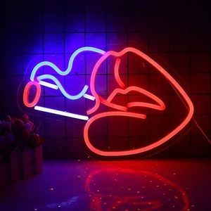 Sexy Smoking Lips Neon Sign Neon Hub NZ