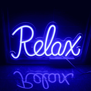 Relax Neon Sign Neon Hub NZ