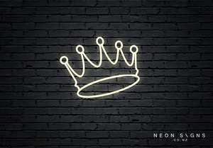 Home Decor Neon Signs: Crown LED Neon Sign
