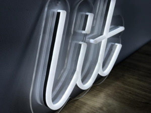 Home Decor Neon Signs: Lit - LED Neon Sign