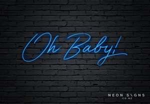 Event Neon Signs: Oh Baby - LED Neon Sign