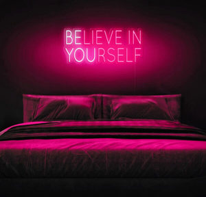 Products: Believe in yourself - A beautiful inspiration sign for your home or workplace