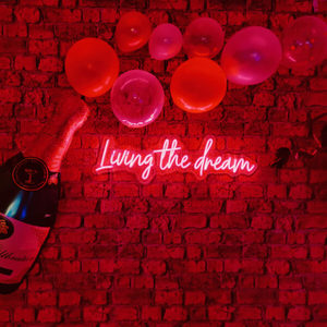 Products: Living the dream - LED Neon Sign for your home or workplace