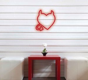 Products: Devil Heart - Devil Heart Neon Sign