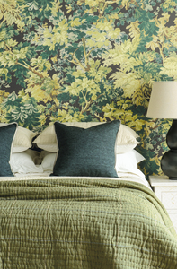Products: Bianca Lorenne Appetto Verde Coverlet Luxury Linen Coverlet NZ