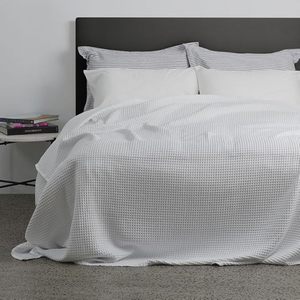 Products: Seneca Premier Waffle White Blanket