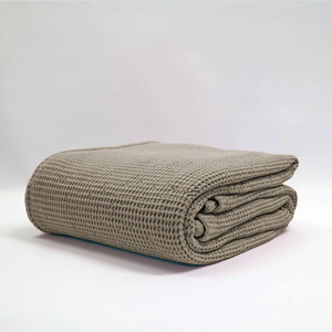 Products: Baksana New Bliss Stonewashed Beige Throws, Blankets & Optional Eurocases (Pair)