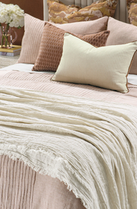 Bianca Lorenne Leggera Oatmeal Blanket