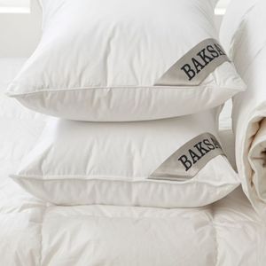 Products: Baksana 50-50 White Hungarian White Duck Down and Feather - Euro Pillow