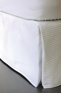 Products: Bianca Lorenne - Quilted Valances - Black, Ivory and White