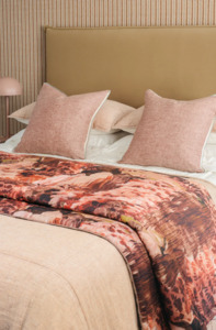 Products: Bianca Lorenne Floresta Merlot Comforter Optional Matching Extras