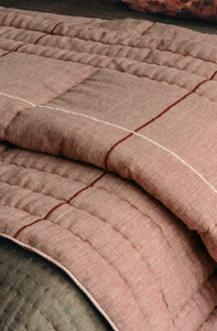 Products: Bianca Lorenne Tobiishi Dusky Merlot Comforter Matching Eurocases Optional