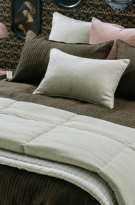 Products: Bianca Lorenne Tobiishi Oatmeal Comforter Optional Matching Eurocases and Cushion