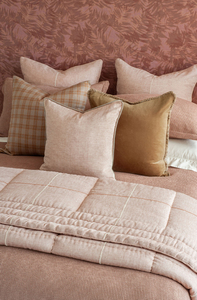 Products: Bianca Lorenne Tobiishi Pink Clay Comforter Luxury Linen Comforter NZ