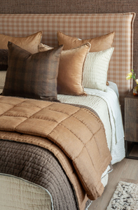 Products: Bianca Lorenne Yosumi Nutmeg Comforter Luxury Linen Comforter NZ