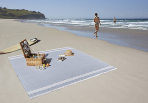 Products: Baksana Hampton Beach Blankets Available in Charcoal and Green