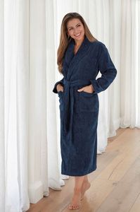 Baksana Freya Robe Navy