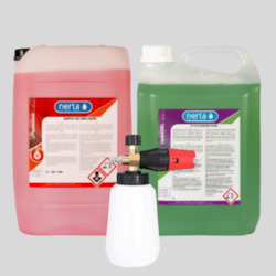 Complete Foaming Kits: Farmers/Contractors Wash & Wax Combo (for waterblaster)
