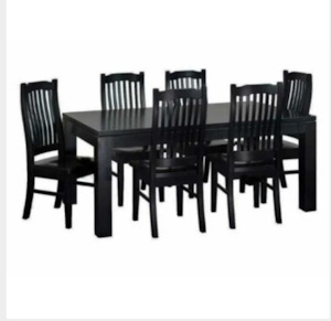 Black Pine Dining Suite – Nest Furniture