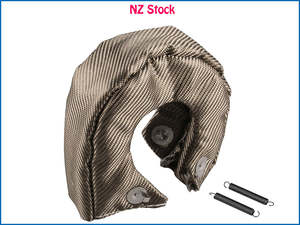 Turbos Parts: Titanium T3 Turbo Heat Shield Turbocharger Cover Wrap