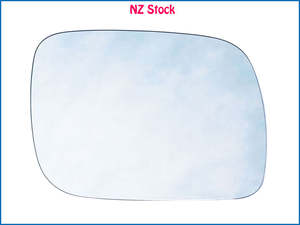Mirrors: Heated Right Driver Side Wing Mirror Glass for VW Touareg 2003-2006