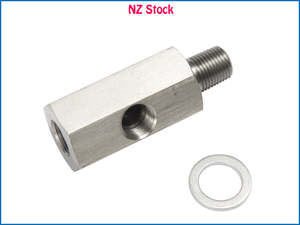 NPT Fitting Male to Female 1/8" to M10 x 1.0 Adapter