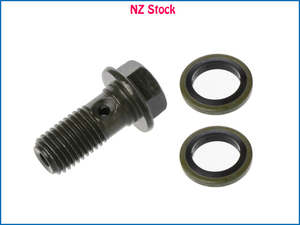 Bolts Screws Washers: Banjo Bolt for Dirt Pit Bike ATV Quad M10 x 1.25